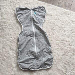 Love to dream Gray Swaddle Sleepsack with Front Zipper